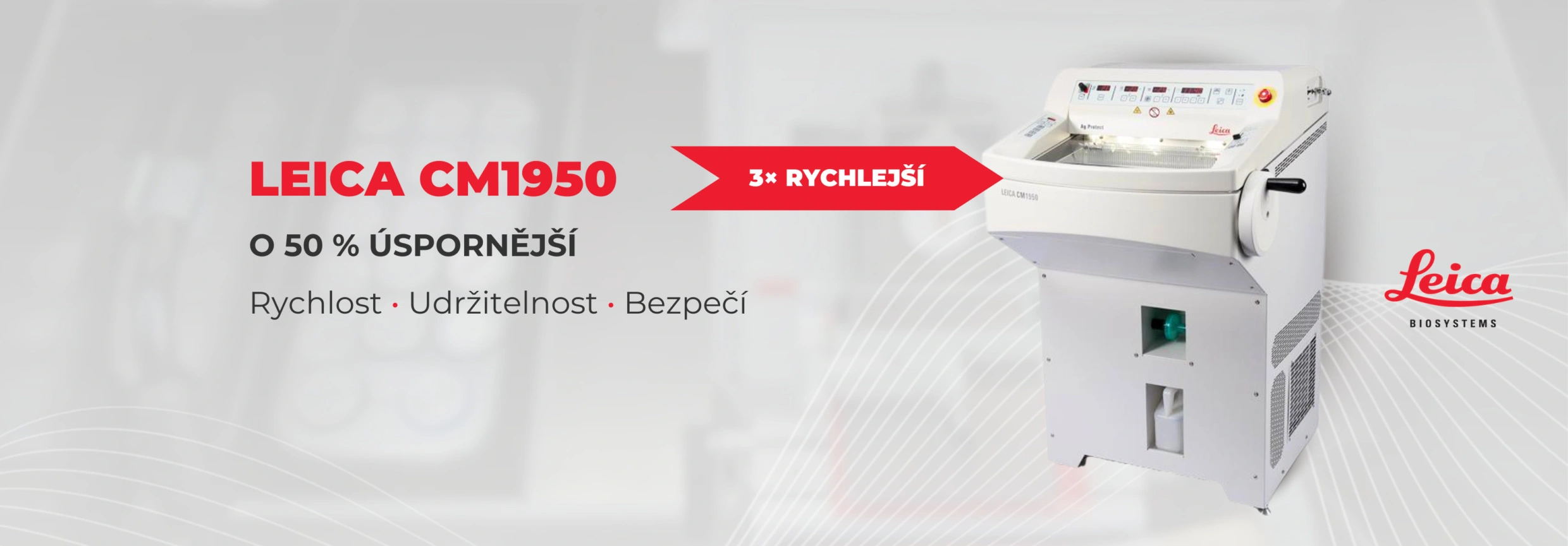 Leica CM1950 s technologií DualEcoTec: Nový standard rychlosti a udržitelnosti v kryosekci - BARIA